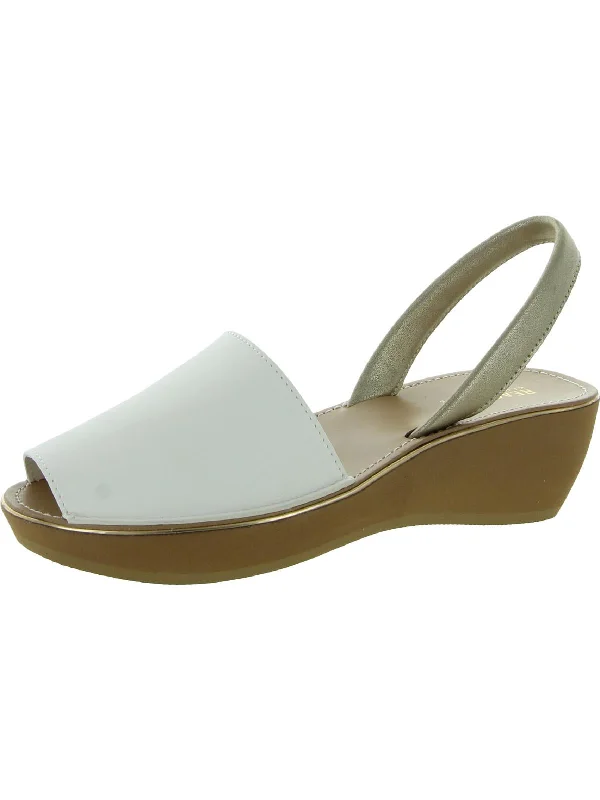 Women's espadrilles for a brunch dateFine Glass Womens Peep-Toe Wedge Sandals