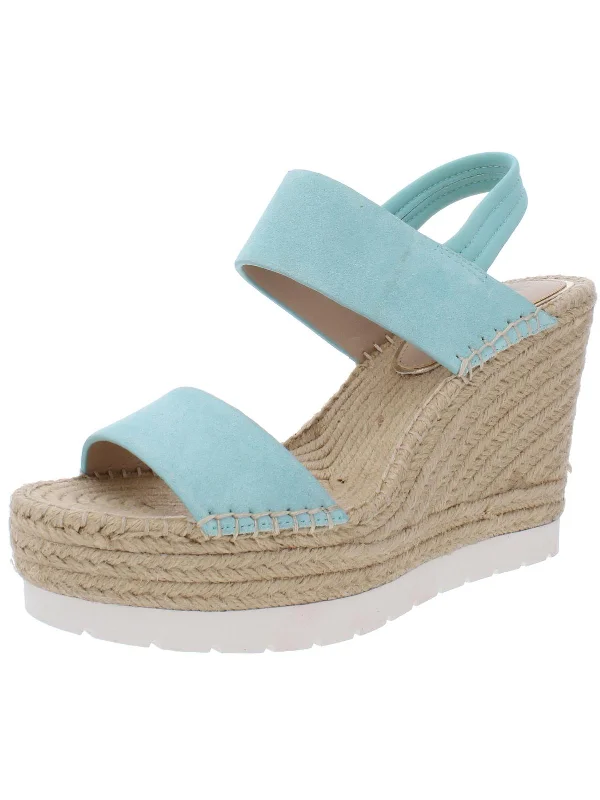 Slip - on women's espadrilles for easy wearOliva Simple EVA Womens Mixed Media Slingback Wedge Sandals