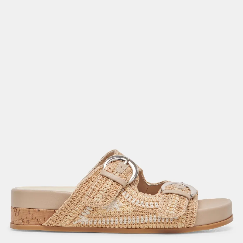 Bohemian - style women's espadrillesRalli Sandals Natural Multi Knit