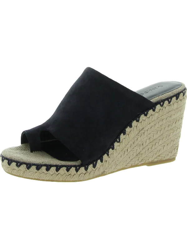 Women's espadrilles with canvas uppers for a classic lookSutherland Womens Suede Slides Espadrilles