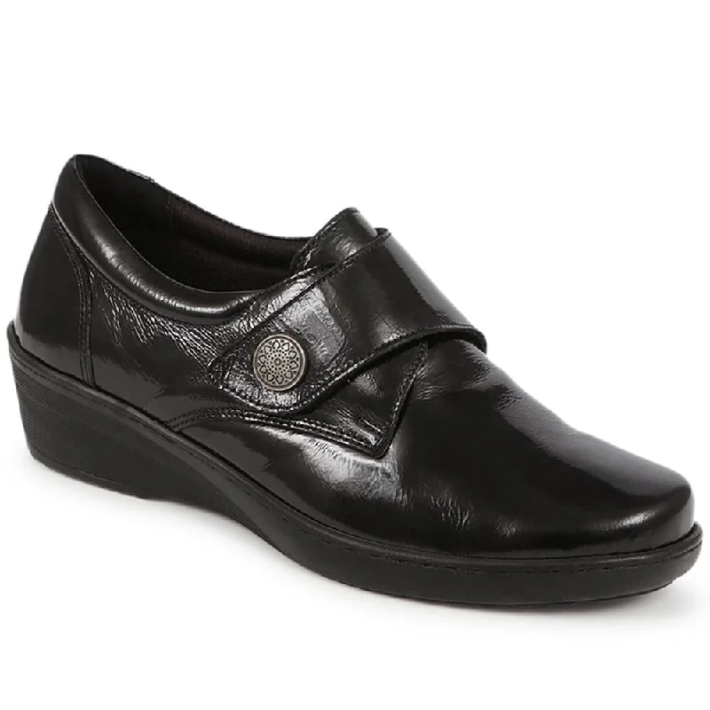 Women's casual shoes with polka - dot patterns for a fun lookTouch-Fasten Monk Strap Shoes  - LUCK40011 / 326 612