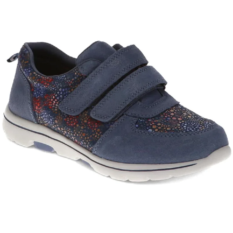 Women's casual shoes with glitter accents for a touch of glamourTouch-Fasten Patterned Trainers  - BRK39050 / 326 285