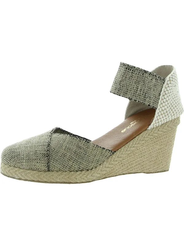 Pool - side appropriate women's espadrilles` Womens Espadrille Round Toe Wedge Sandals