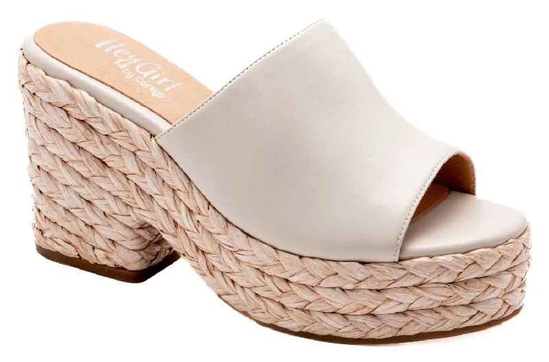 Animal - print women's espadrilles for a trendy edgeWomen's Solstice Wedge Sandal In Ivory