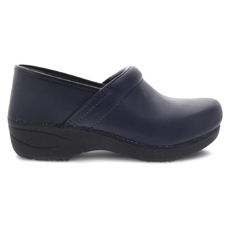 Women's Slip - On Leather Mules with Gold Buckles in Black for a Classic and Sophisticated StyleWomen's Xp 2.0 Clog In Navy Pull Up Waterproof